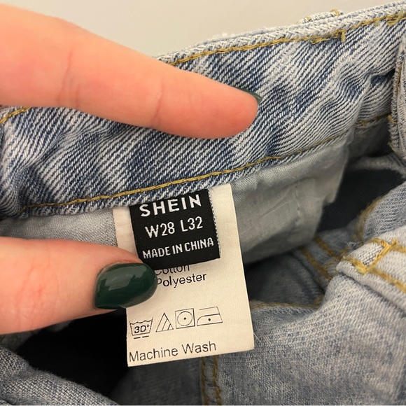 shein light blue jeans - Picture 5 of 7